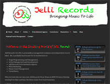 Tablet Screenshot of jelli-records.com